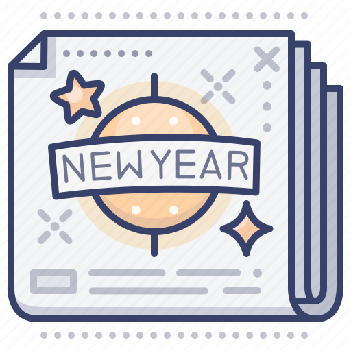 New, news, newspaper, year icon - Download on Iconfinder