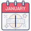 calendar, new, year 