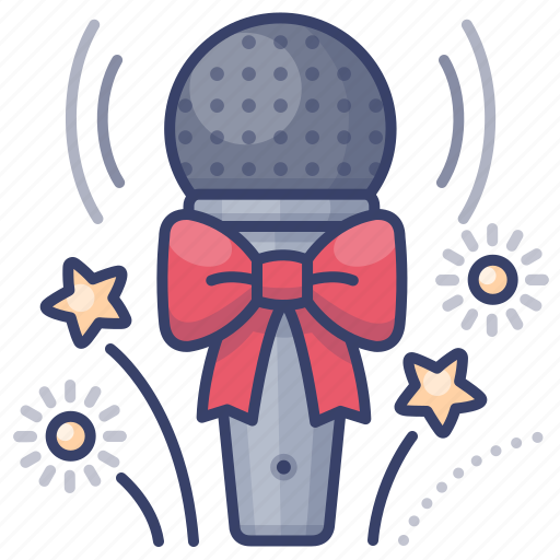Holiday, microphone, party, speach icon - Download on Iconfinder