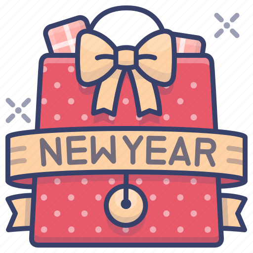 Gift, new, sale, shopping, year icon - Download on Iconfinder