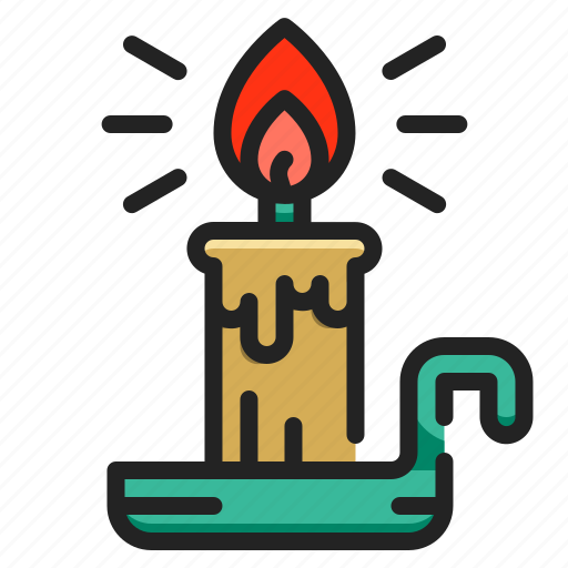 Candle, christmas, decoration, illumination, light, ornamental icon - Download on Iconfinder