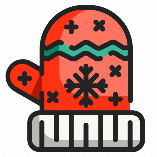 Accessory, christmas, clothes, fashion, mitten, protection, winter icon - Download on Iconfinder