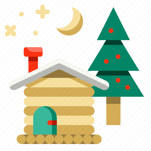 Cabin, christmas, estate, home, house, property, real icon - Download on Iconfinder