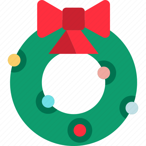 Celebration, christmas, decoration, holiday, ornament, seasonal, wreath icon - Download on Iconfinder