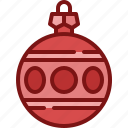 bauble, christmas, ornament, ball, decoration, xmas, celebration