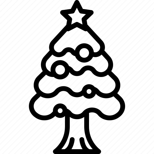 Christmas, xmas, decoration, christmastree, tree, pine icon - Download on Iconfinder
