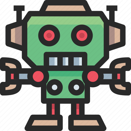 Christmas, holidays, newyear, robot icon - Download on Iconfinder