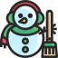 christmas, holidays, newyear, snowman 