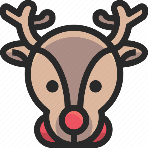 Christmas, holidays, newyear, reindeer icon - Download on Iconfinder