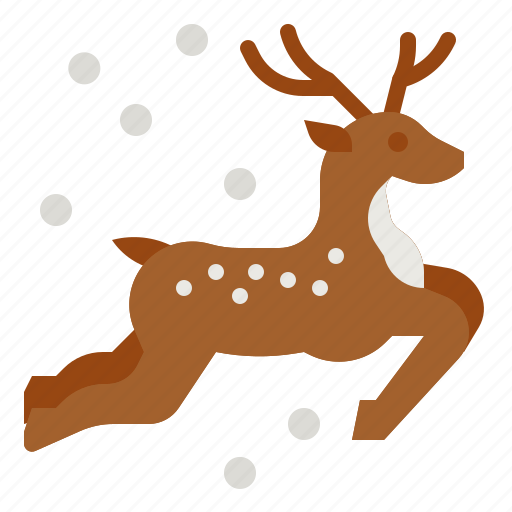 Deer, animal, winter, christmas, reindeer icon - Download on Iconfinder