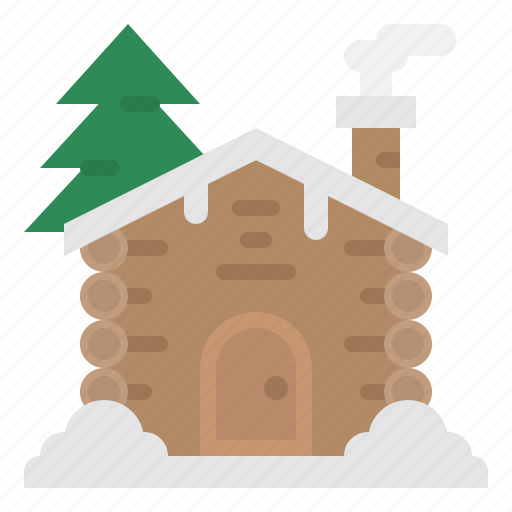 Cabin, snow, house, realestate, residential icon - Download on Iconfinder