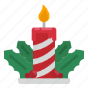 candle, christmas, xmas, light, decoration
