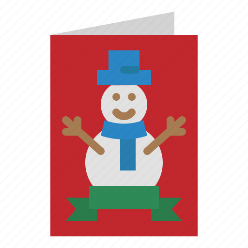 Card, xmas, snowman, christmas, greeting icon - Download on Iconfinder