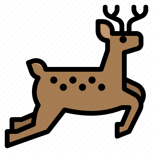 Deer, reindeer, christmas, animal, winter icon - Download on Iconfinder