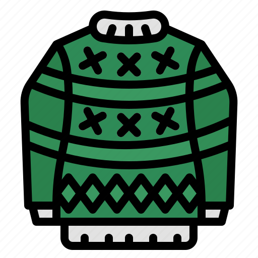 Sweater, clothes, garment, winter, pullover icon - Download on Iconfinder