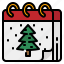 xmas, christmas, pine, date, calendar 