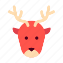 animal, christmas, deer, holiday, reindeer, snow, xmas