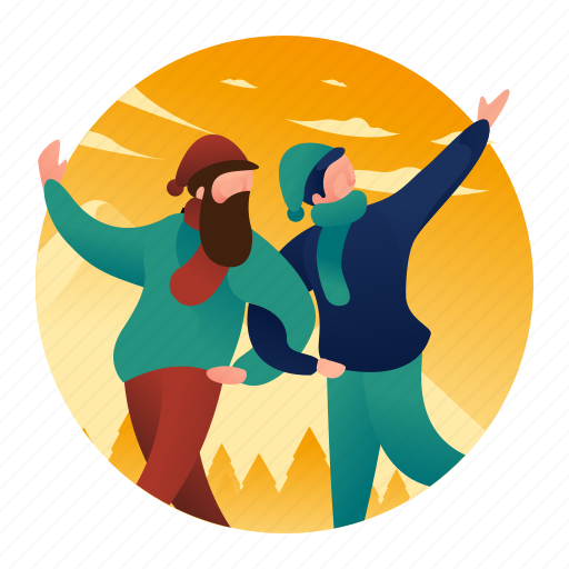 Celebration, christmas, man, winter, woman icon - Download on Iconfinder