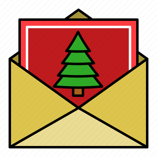 Celebration, christmas card, letter, mail, xmas icon - Download on Iconfinder