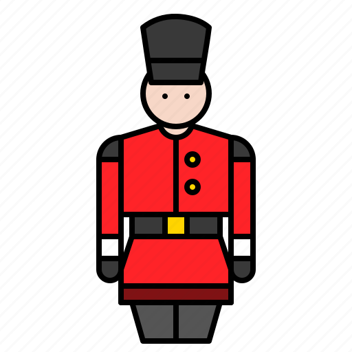 Doll, nutcracker doll, toy soldier, xmas icon - Download on Iconfinder