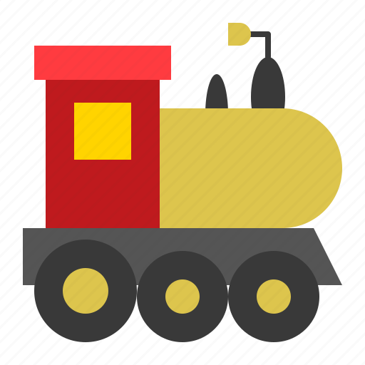 Merry, toy, train, transport, xmas icon - Download on Iconfinder