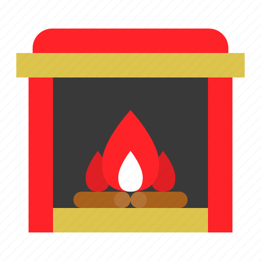 Chimney, fireplace, household, merry, warm, xmas icon - Download on Iconfinder