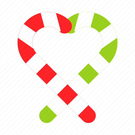 Candy cane, heart, merry, sweets, xmas icon - Download on Iconfinder