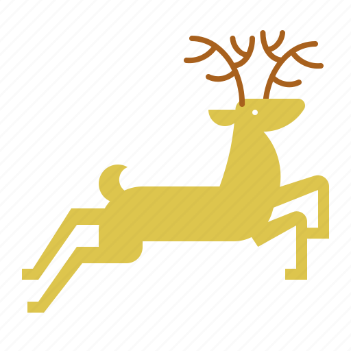 Animal, deer, merry, reindeer, xmas icon - Download on Iconfinder