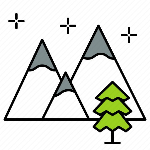 Christmas, mountain, pine, winner, xmas icon - Download on Iconfinder