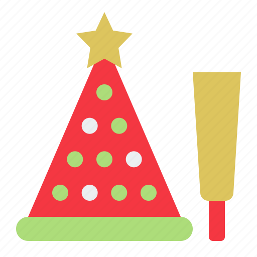 Christmas, confetti, ornament, party hat, xmas icon - Download on Iconfinder