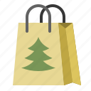 bag, christmas, ornament, shopping bag, xmas