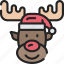 character, christmas, december, holidays, reindeer 