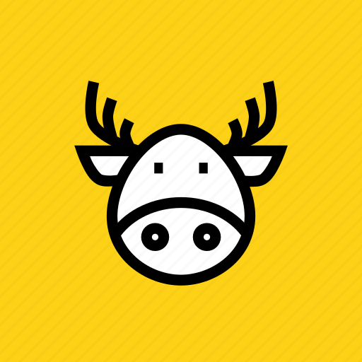 Christmas, claus, deer, rein, rudolph, santa, winter icon - Download on Iconfinder