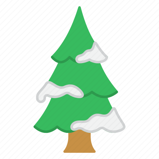 Pine, tree, snow, nature icon - Download on Iconfinder