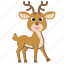 deer, reindeer, animals, cute, smile 