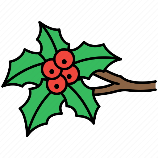 Holly, tree, nature, christmas, xmas, ornament, decoration icon - Download on Iconfinder