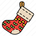 stocking, socks, christmas, xmas, ornament, decoration