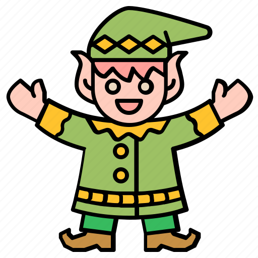 Elf, boy, cute, christmas, xmas, merry icon - Download on Iconfinder