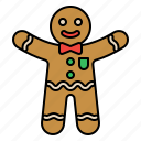 gingerbread, man, boy, christmas, xmas, merry
