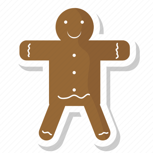 Christmas, food, gingerbread, holidays, man icon - Download on Iconfinder