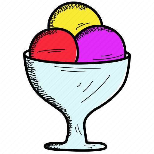 Bowl, cream, ice, cold, sweet icon - Download on Iconfinder