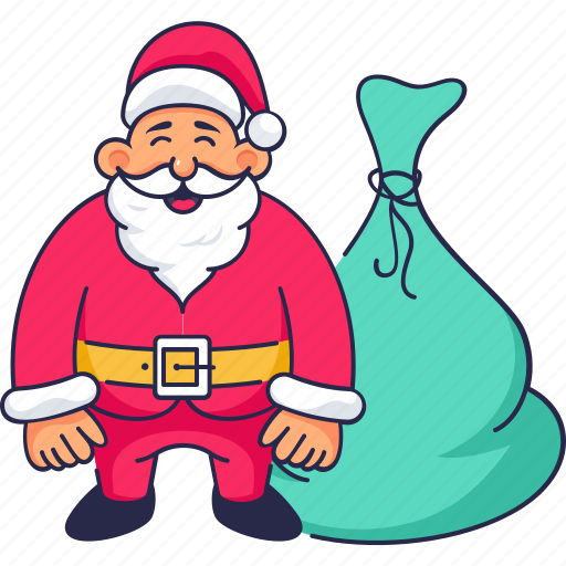 Christmas, gift bag, santa, santa claus, xmas icon - Download on Iconfinder