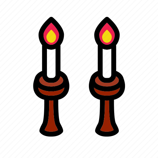 Candles, chuseok, korean thanksgiving, korea, celebration, holiday, memorial service icon - Download on Iconfinder