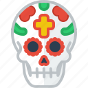 calavera, skull, day of the dead, mexico, mexican