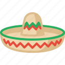 sombrero, mexican, hat, mexico, cap