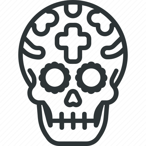 Calavera, skull, day of the dead, mexican, festival icon - Download on Iconfinder