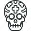 calavera, skull, day of the dead, mexican, festival 