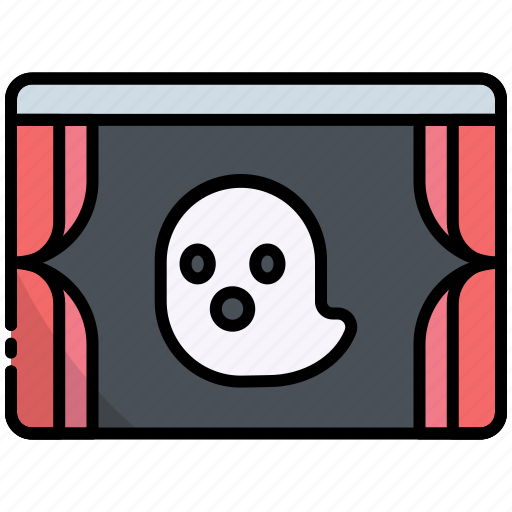Horror, horror movie, horror film, scary-movie, scary film, spooky, scary icon - Download on Iconfinder