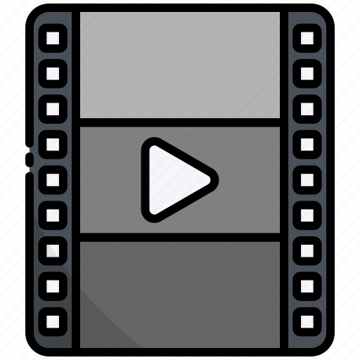 Film, movie, cinema, reel, entertainment, multimedia icon - Download on Iconfinder