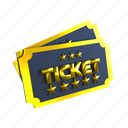 ticket, film, movie, cinema, theater, coupon 